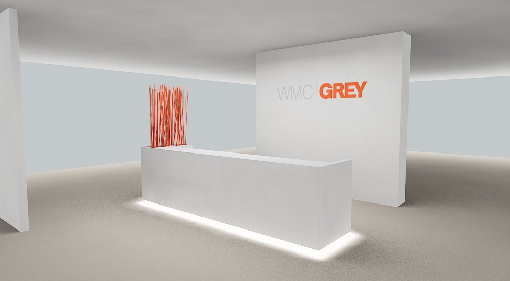 Návrhy recepce společnosti WMC GREY, Praha 2014
